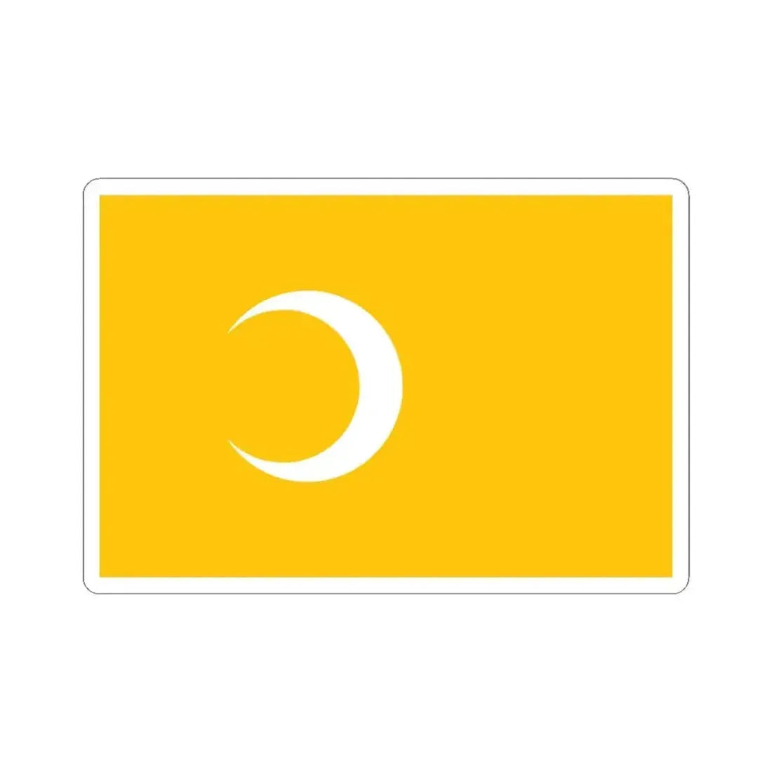 Flag of Mamluks (Egypt) STICKER Vinyl Kiss-Cut Decal 4 Inch White - The Sticker Space