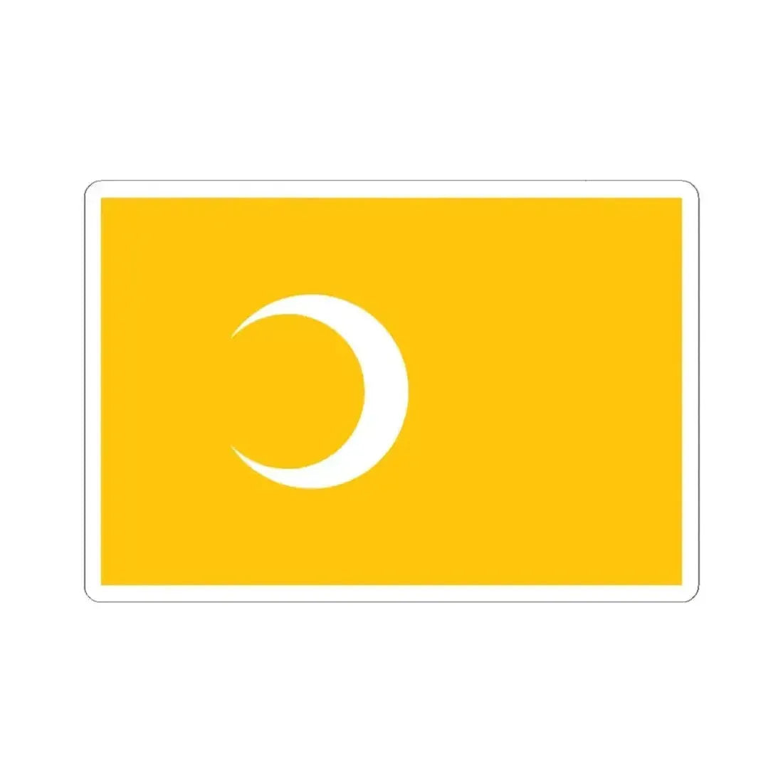 Flag of Mamluks (Egypt) STICKER Vinyl Kiss-Cut Decal 6 Inch White - The Sticker Space