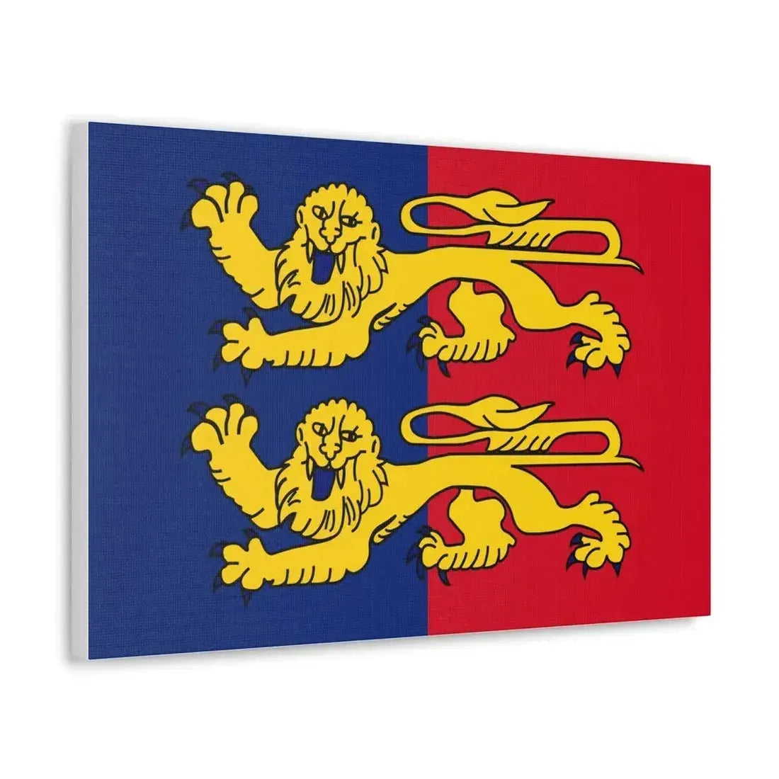 Flag of Manche France 2 - Canvas Wall Art - The Sticker Space