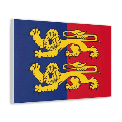 Flag of Manche France 2 - Canvas Wall Art - The Sticker Space