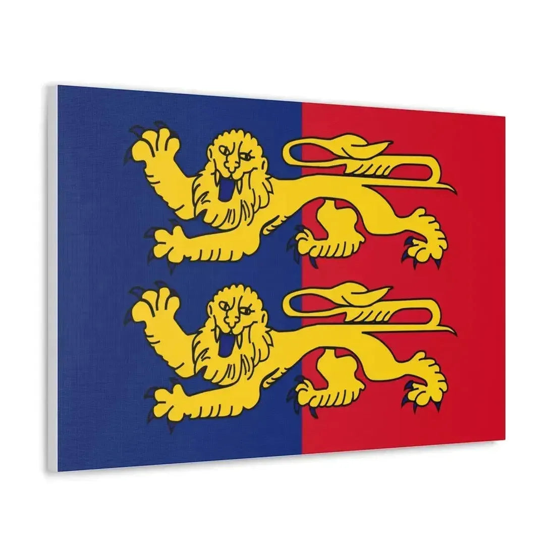 Flag of Manche France 2 - Canvas Wall Art - The Sticker Space