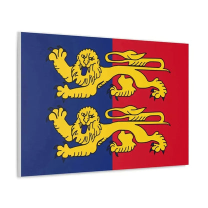 Flag of Manche France 2 - Canvas Wall Art - The Sticker Space