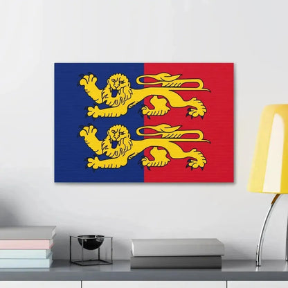 Flag of Manche France 2 - Canvas Wall Art - The Sticker Space