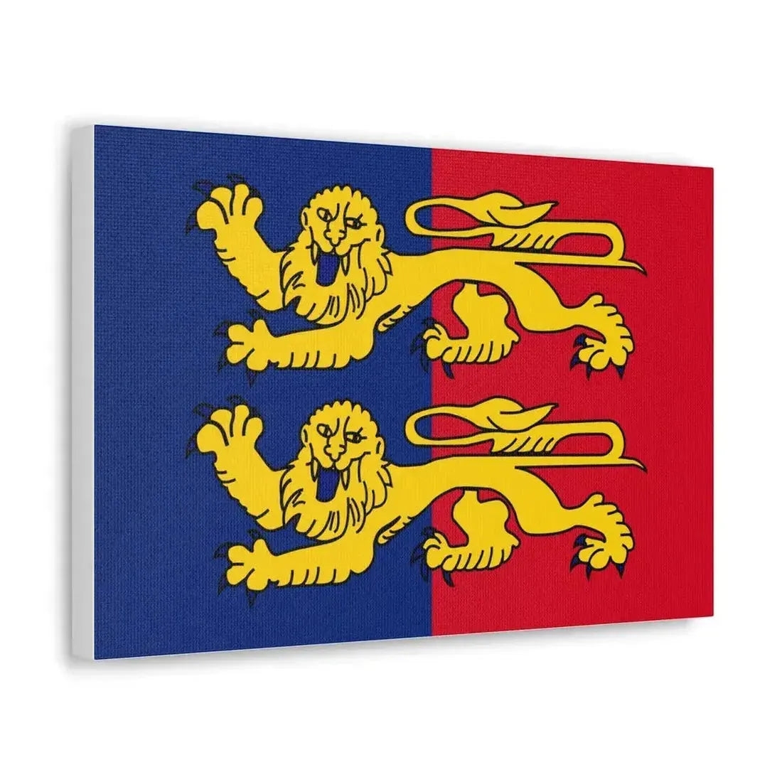 Flag of Manche France 2 - Canvas Wall Art - The Sticker Space
