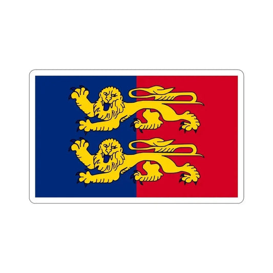 Flag of Manche France 2 STICKER Vinyl Die-Cut Decal 6 Inch - The Sticker Space