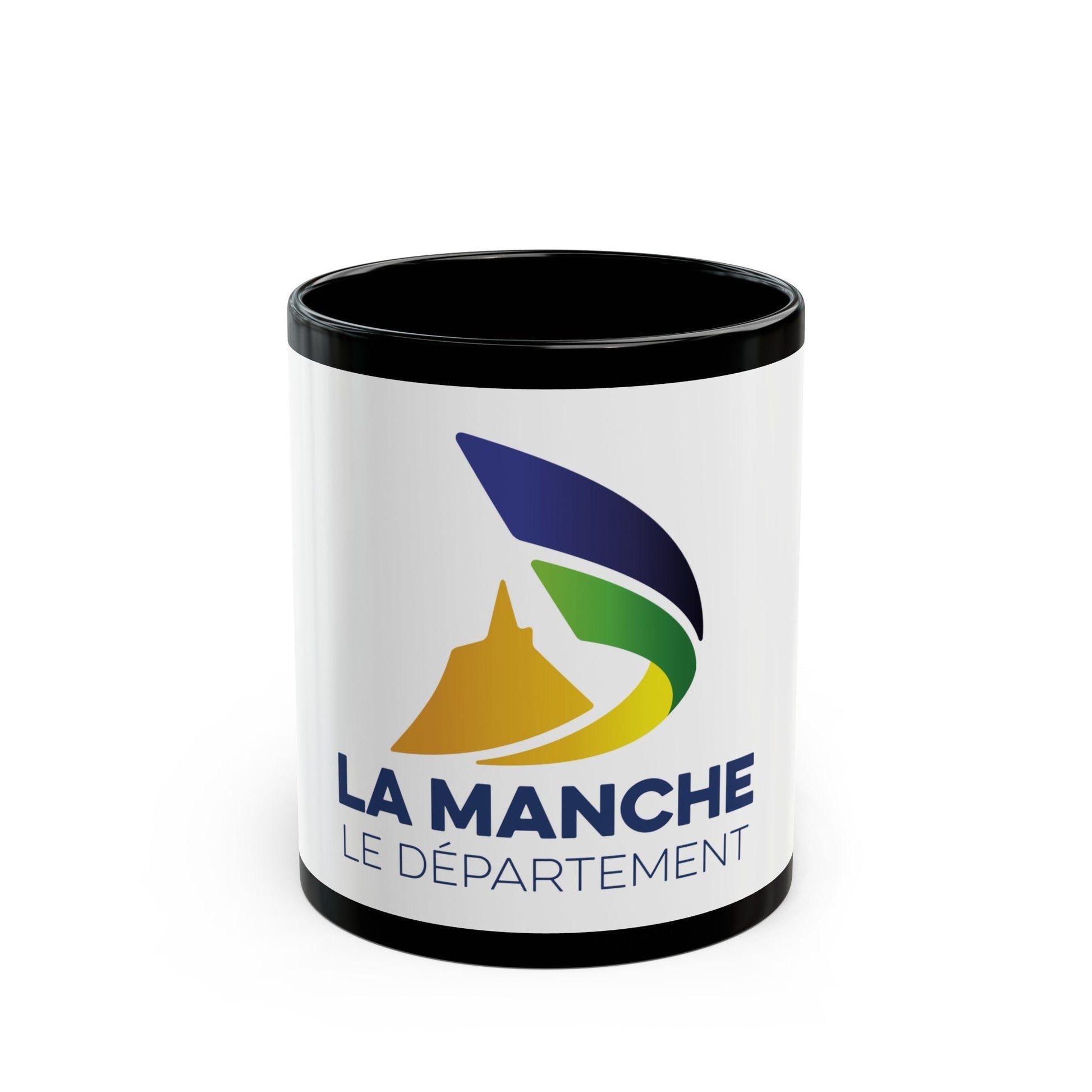 Flag of Manche France - Black Coffee Mug-11oz-The Sticker Space