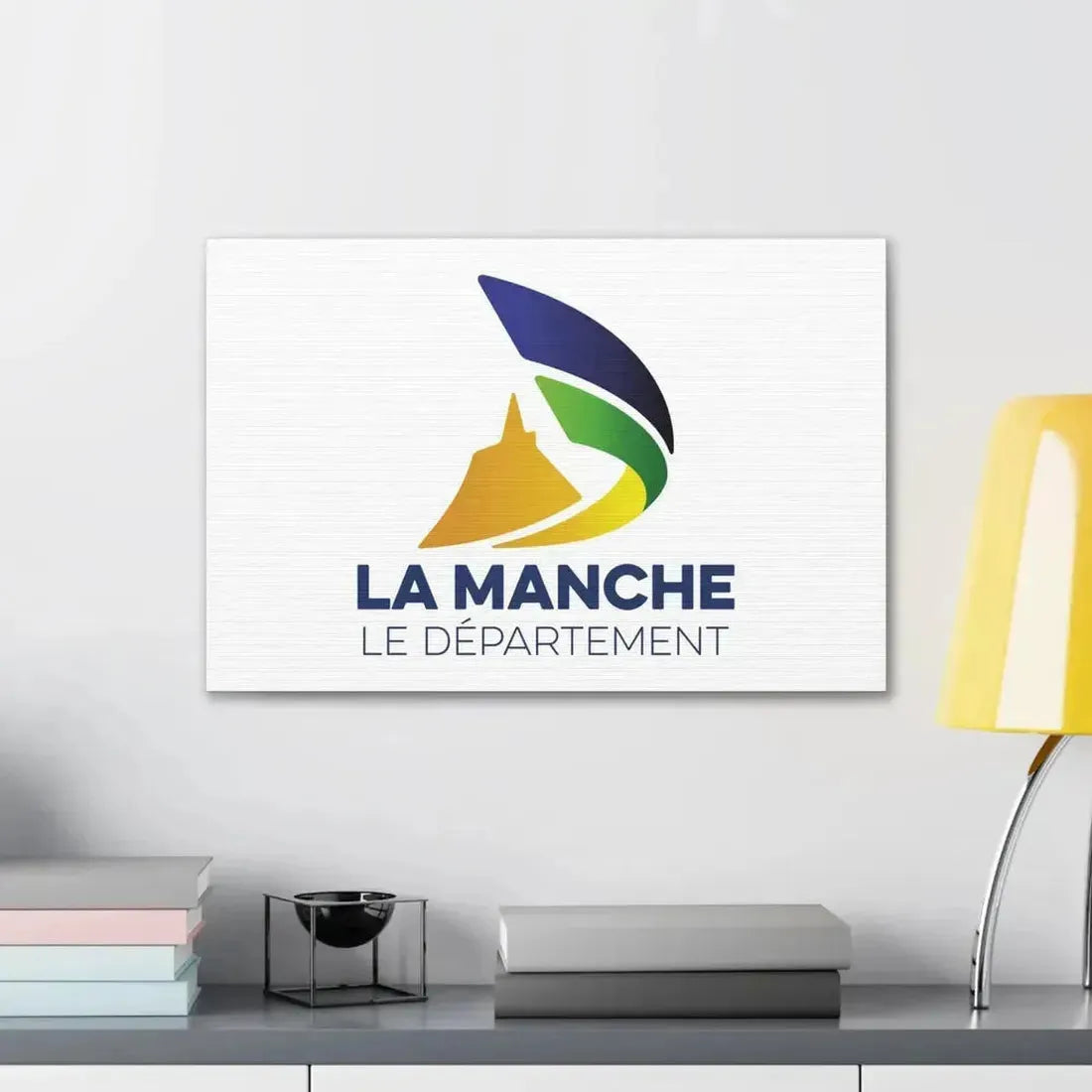 Flag of Manche France - Canvas Wall Art - The Sticker Space