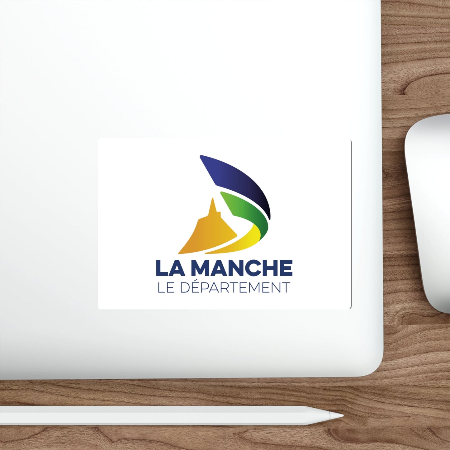 Flag of Manche France STICKER Vinyl Die-Cut Decal-The Sticker Space