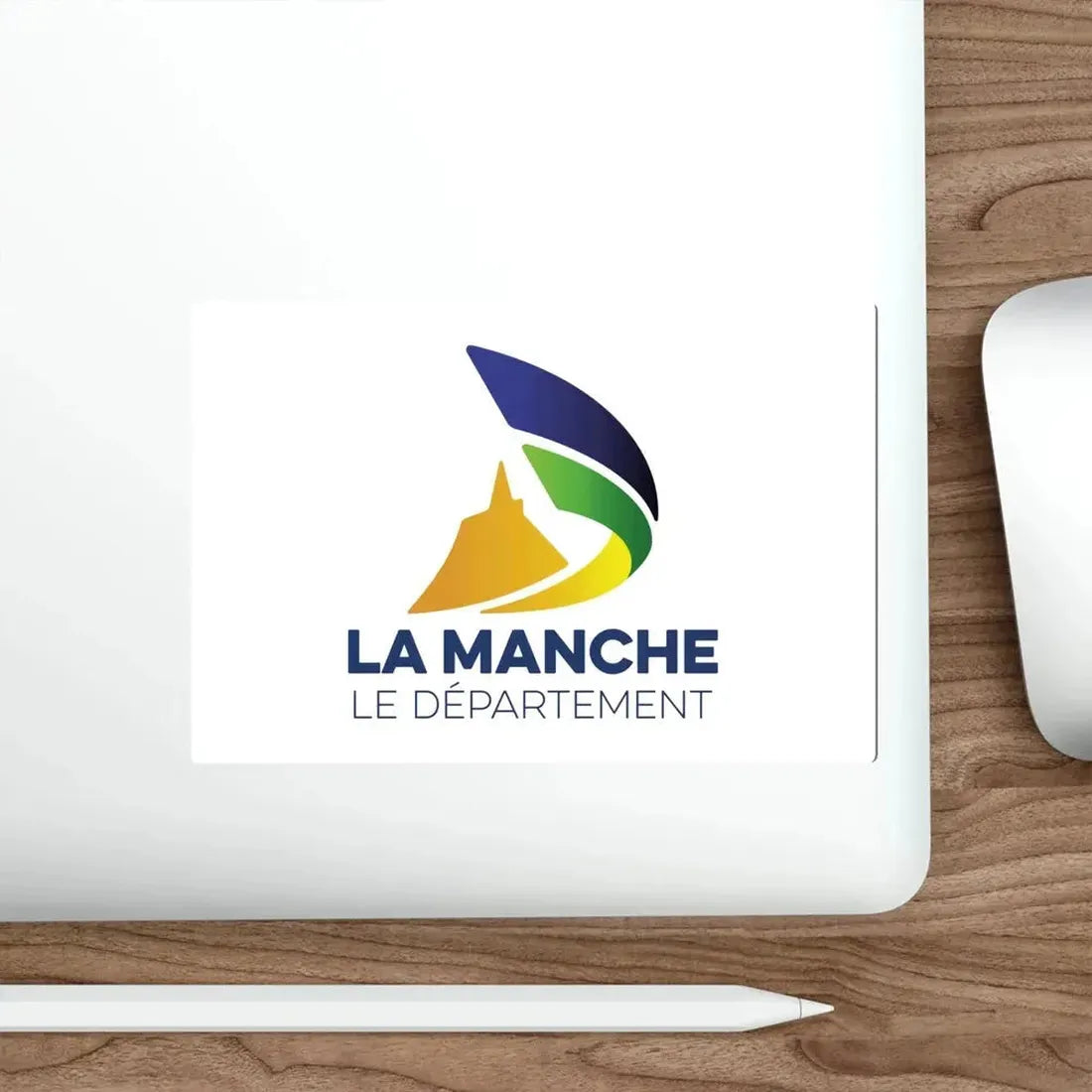 Flag of Manche France STICKER Vinyl Die-Cut Decal - The Sticker Space