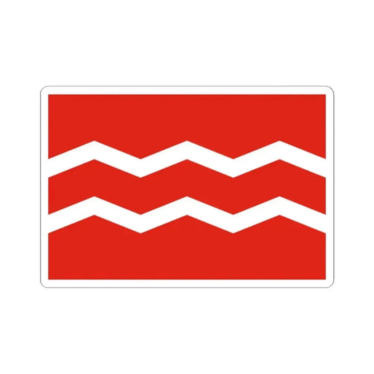 Flag of Manchukuo Coast Guard (China) STICKER Vinyl Kiss-Cut Decal 2 Inch White - The Sticker Space