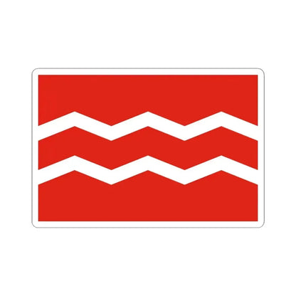 Flag of Manchukuo Coast Guard (China) STICKER Vinyl Kiss-Cut Decal 4 Inch White - The Sticker Space