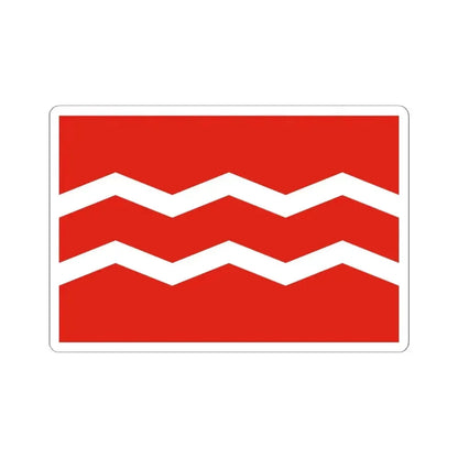 Flag of Manchukuo Coast Guard (China) STICKER Vinyl Kiss-Cut Decal 6 Inch White - The Sticker Space