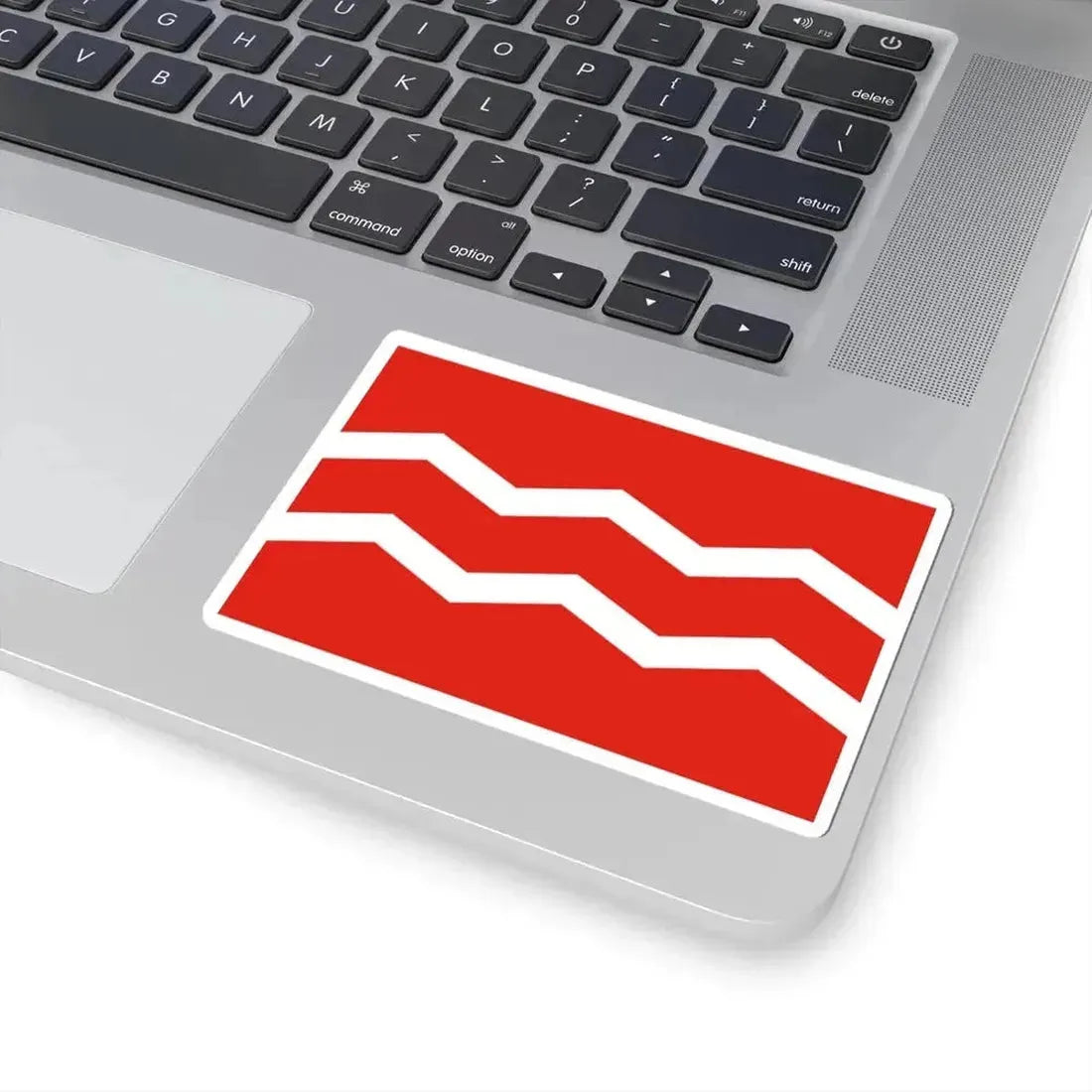 Flag of Manchukuo Coast Guard (China) STICKER Vinyl Kiss-Cut Decal - The Sticker Space