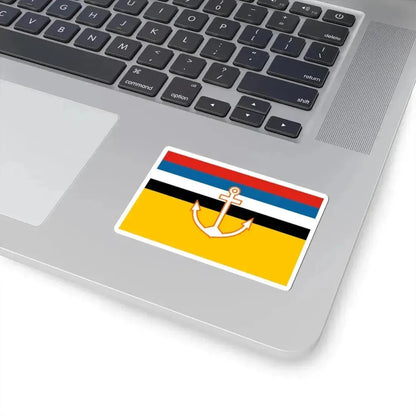 Flag of Manchukuo Marine Office (China) STICKER Vinyl Kiss-Cut Decal - The Sticker Space