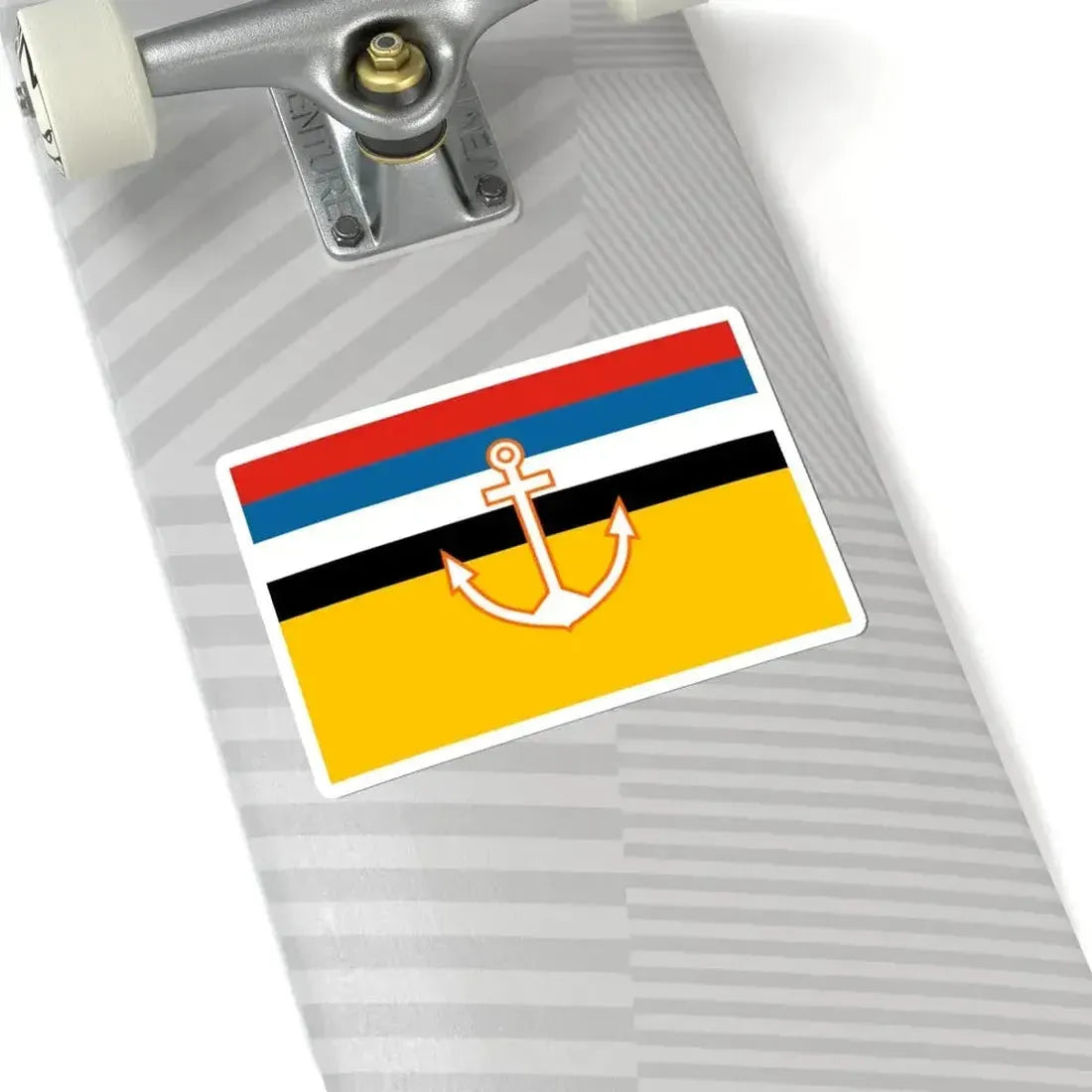 Flag of Manchukuo Marine Office (China) STICKER Vinyl Kiss-Cut Decal - The Sticker Space