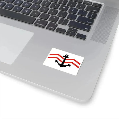 Flag of Manchukuo Marine Police (China) STICKER Vinyl Kiss-Cut Decal - The Sticker Space