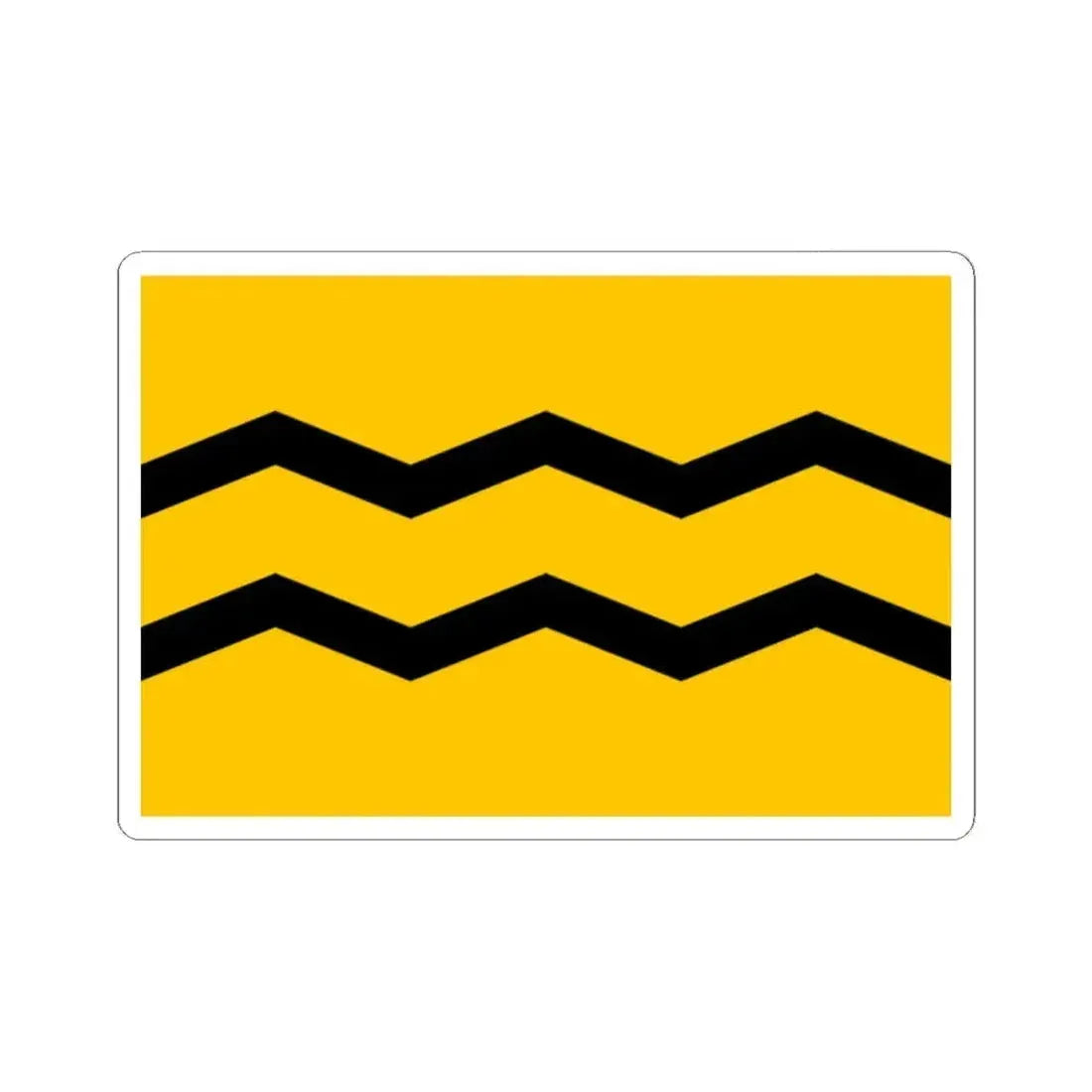 Flag of Manchukuo Marine Transport (China) STICKER Vinyl Kiss-Cut Decal 2 Inch White - The Sticker Space