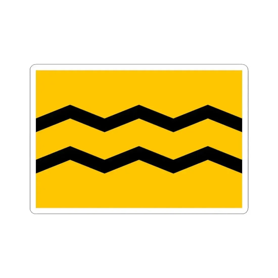 Flag of Manchukuo Marine Transport (China) STICKER Vinyl Kiss-Cut Decal 3 Inch White - The Sticker Space