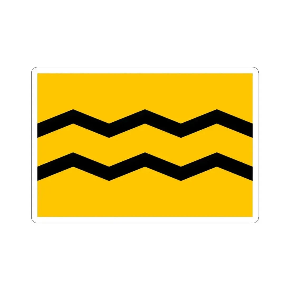 Flag of Manchukuo Marine Transport (China) STICKER Vinyl Kiss-Cut Decal 4 Inch White - The Sticker Space