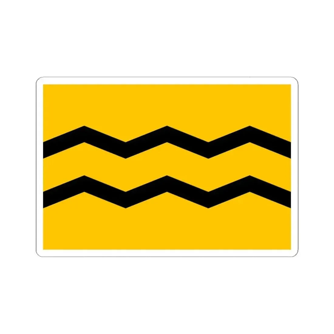 Flag of Manchukuo Marine Transport (China) STICKER Vinyl Kiss-Cut Decal 6 Inch White - The Sticker Space