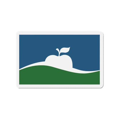 Flag of Manhattan Kansas - Refrigerator Magnet - The Sticker Space