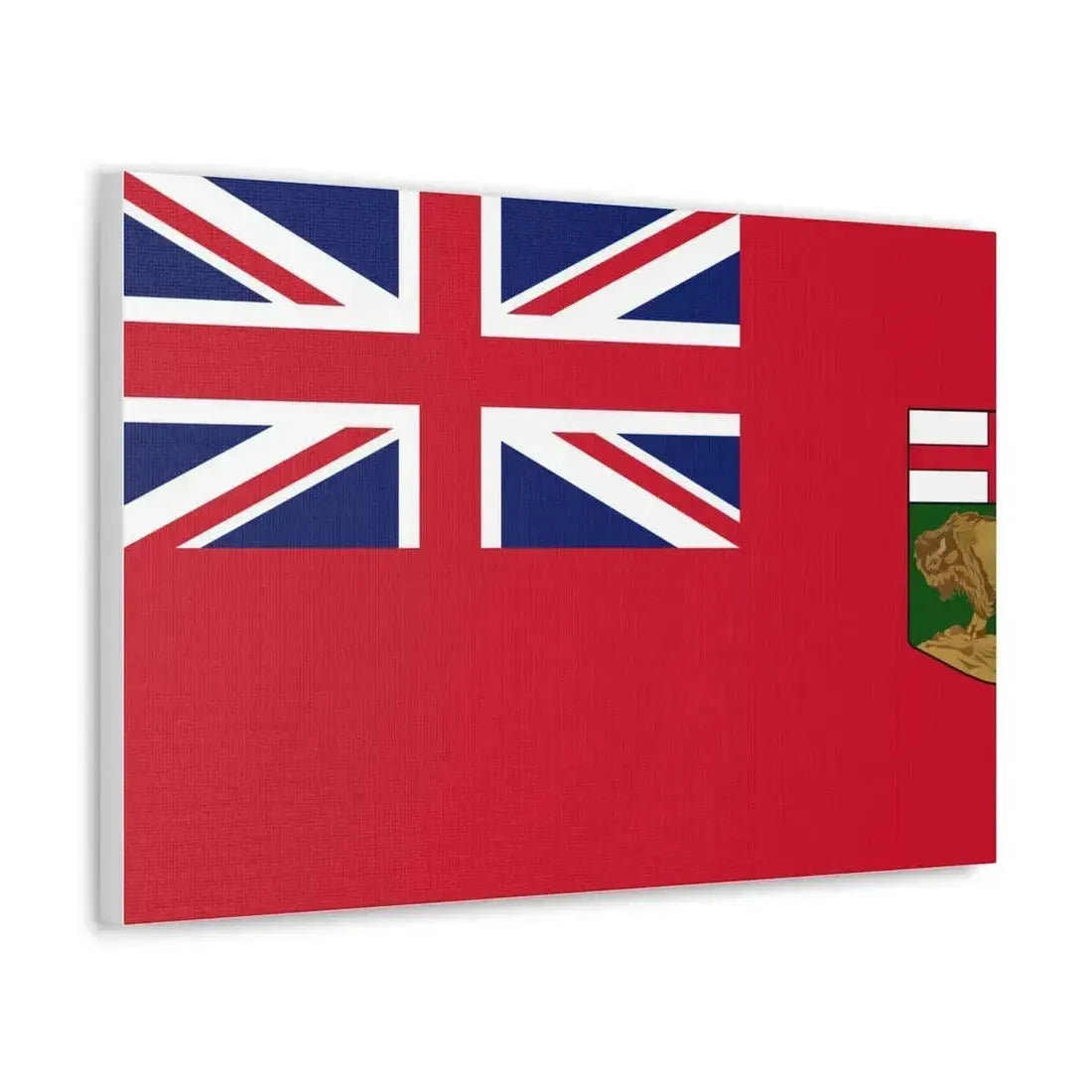 Flag of Manitoba Canada - Canvas Wall Art - The Sticker Space