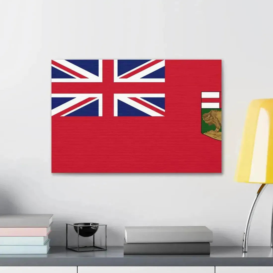 Flag of Manitoba Canada - Canvas Wall Art - The Sticker Space