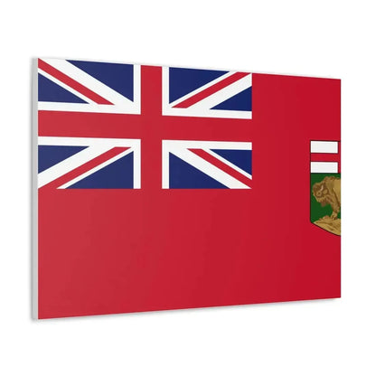 Flag of Manitoba Canada - Canvas Wall Art - The Sticker Space