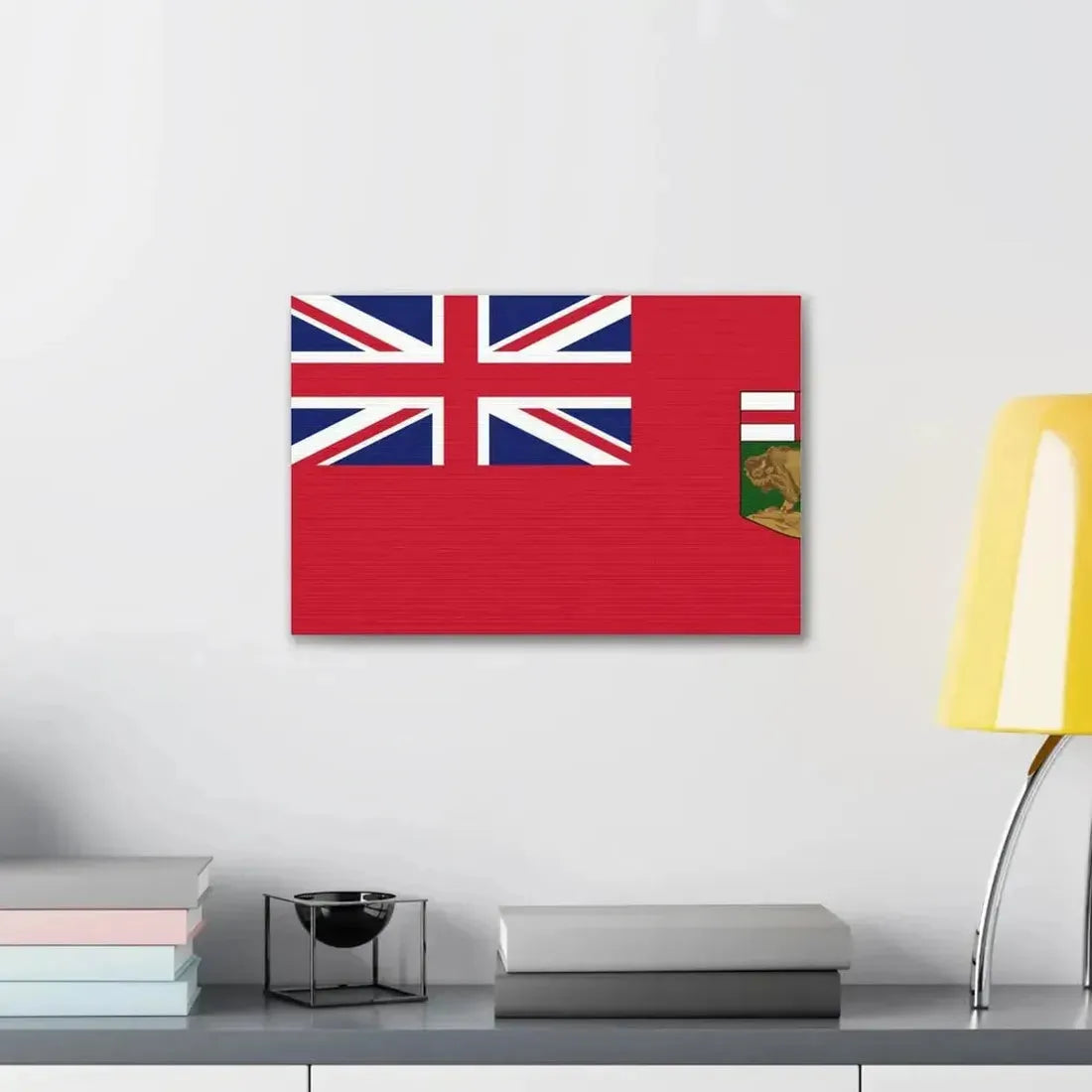 Flag of Manitoba Canada - Canvas Wall Art - The Sticker Space