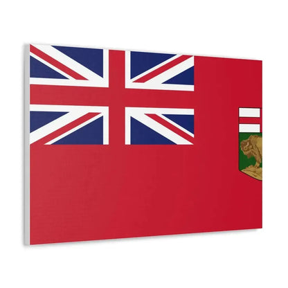 Flag of Manitoba Canada - Canvas Wall Art - The Sticker Space