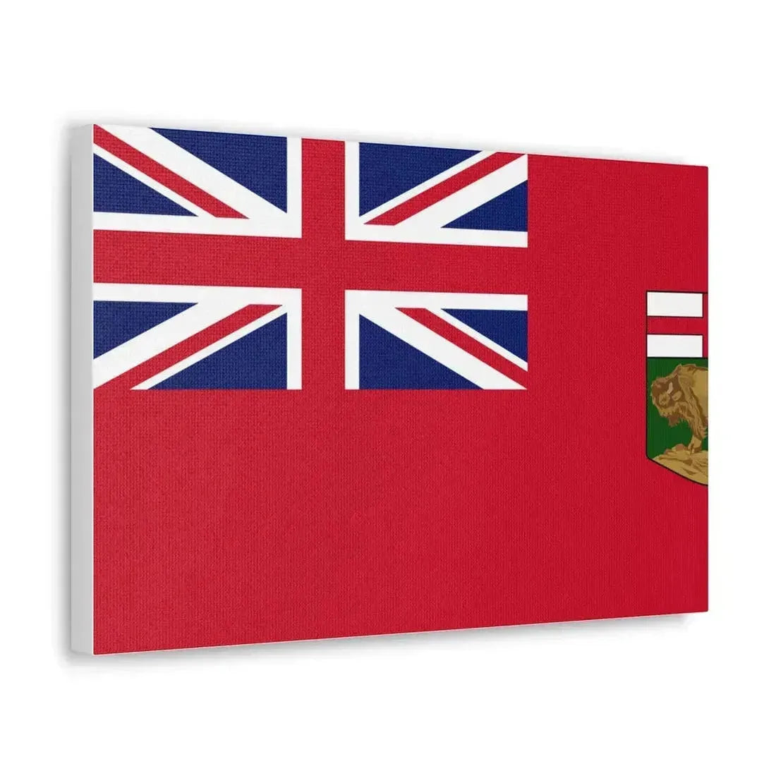 Flag of Manitoba Canada - Canvas Wall Art - The Sticker Space