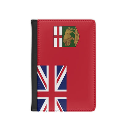 Flag of Manitoba Canada - Passport Holder-3.9" x 5.8"-The Sticker Space