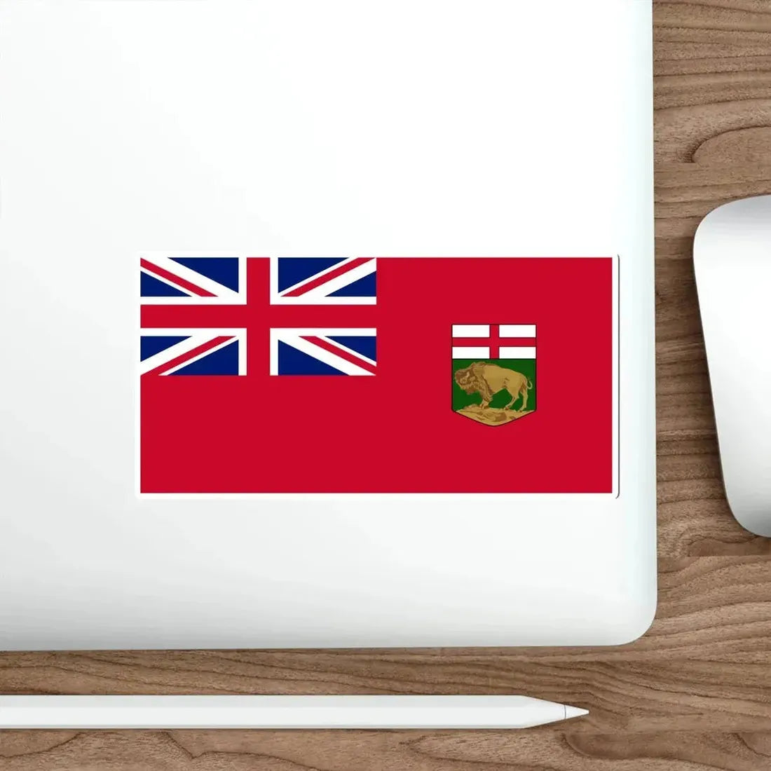 Flag of Manitoba Canada STICKER Vinyl Die-Cut Decal - The Sticker Space