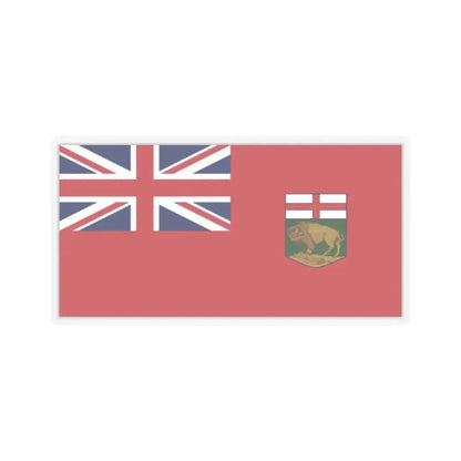Flag of Manitoba Canada - STICKER Vinyl Kiss-Cut Decal 2 Inch Transparent - The Sticker Space