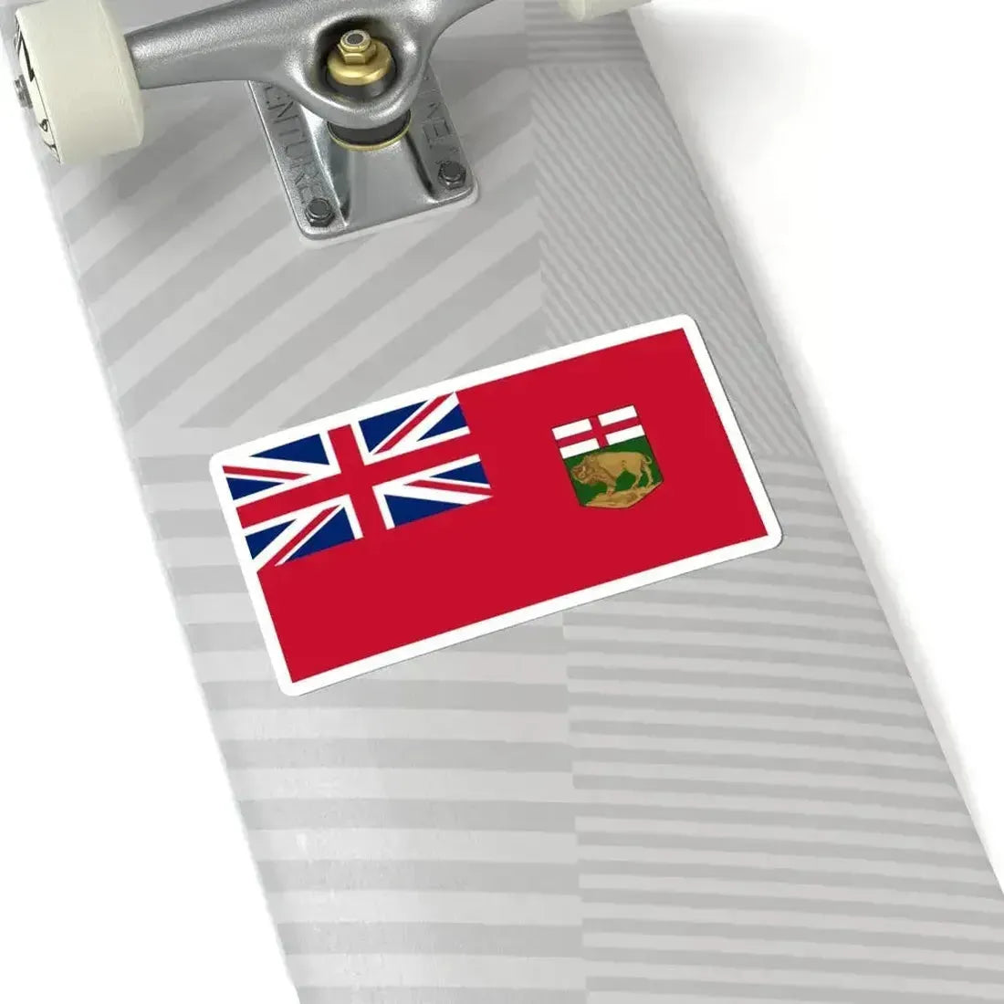 Flag of Manitoba (Canada) STICKER Vinyl Kiss-Cut Decal - The Sticker Space