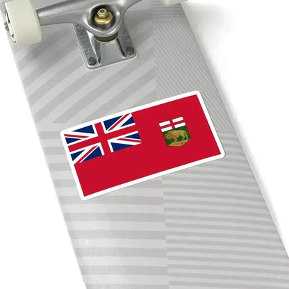 Flag of Manitoba (Canada) STICKER Vinyl Kiss-Cut Decal - The Sticker Space