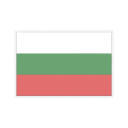 Flag of Manizales Caldas Colombia - STICKER Vinyl Kiss-Cut Decal 4 Inch Transparent - The Sticker Space