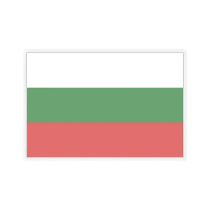 Flag of Manizales Caldas Colombia - STICKER Vinyl Kiss-Cut Decal 6 Inch Transparent - The Sticker Space