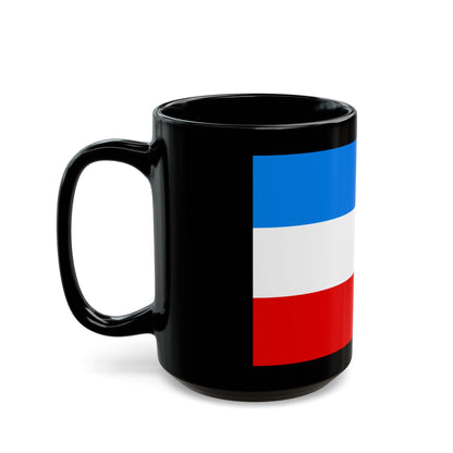 Flag of Mannheim Germany - Black Coffee Mug-The Sticker Space