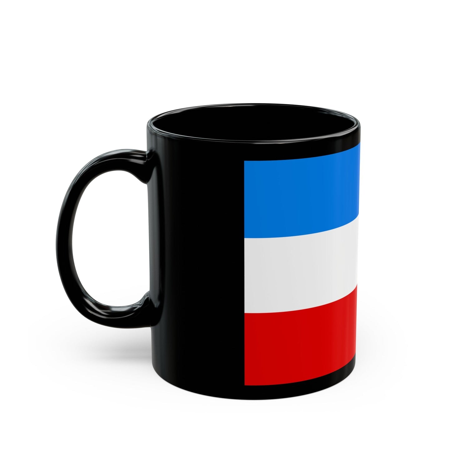 Flag of Mannheim Germany - Black Coffee Mug-The Sticker Space