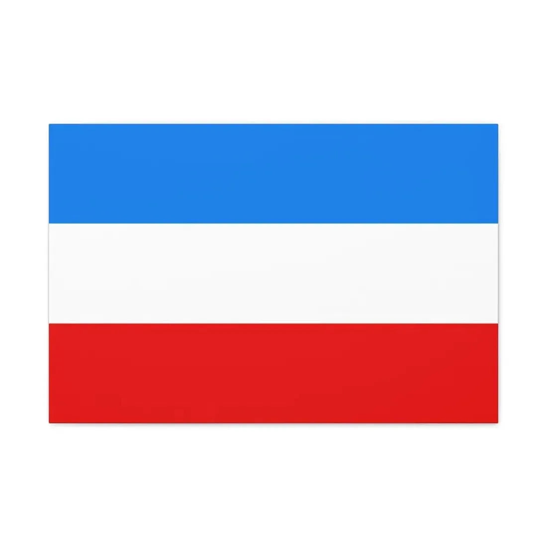 Flag of Mannheim Germany - Canvas Wall Art 30" x 20" 1.25" - The Sticker Space