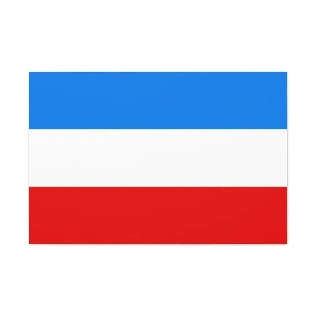 Flag of Mannheim Germany - Canvas Wall Art - The Sticker Space