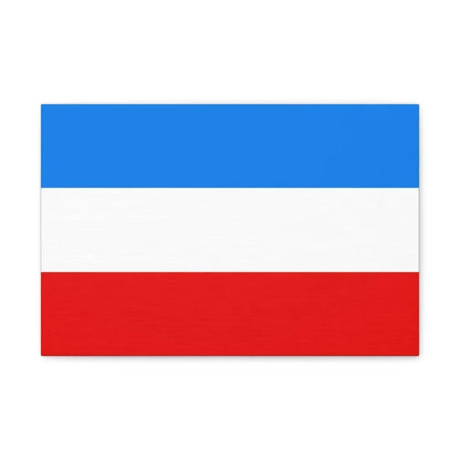 Flag of Mannheim Germany - Canvas Wall Art - The Sticker Space