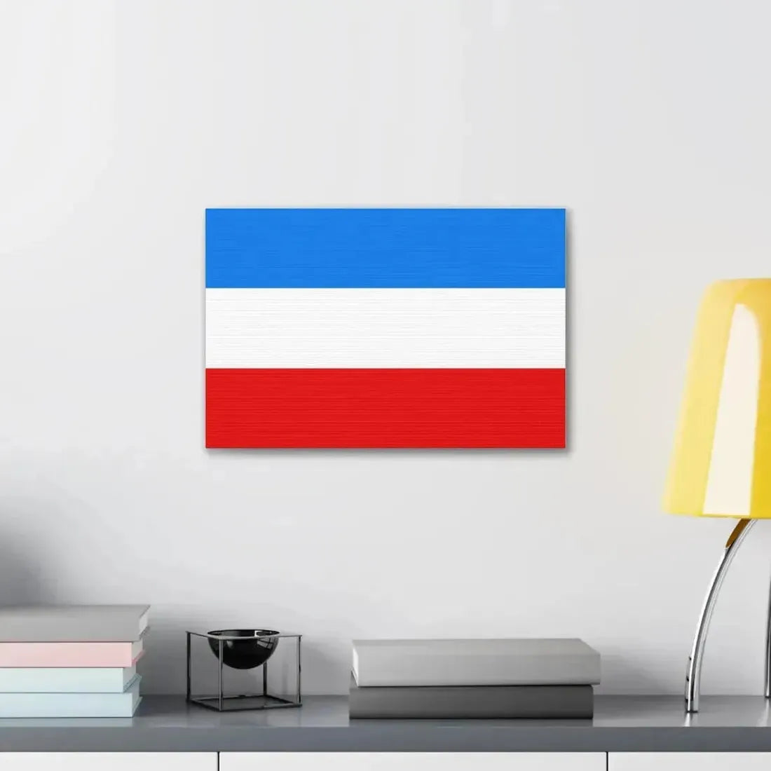 Flag of Mannheim Germany - Canvas Wall Art - The Sticker Space