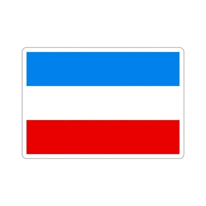 Flag of Mannheim Germany STICKER Vinyl Die-Cut Decal 6 Inch - The Sticker Space