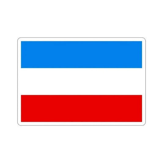 Flag of Mannheim Germany STICKER Vinyl Die-Cut Decal 6 Inch - The Sticker Space