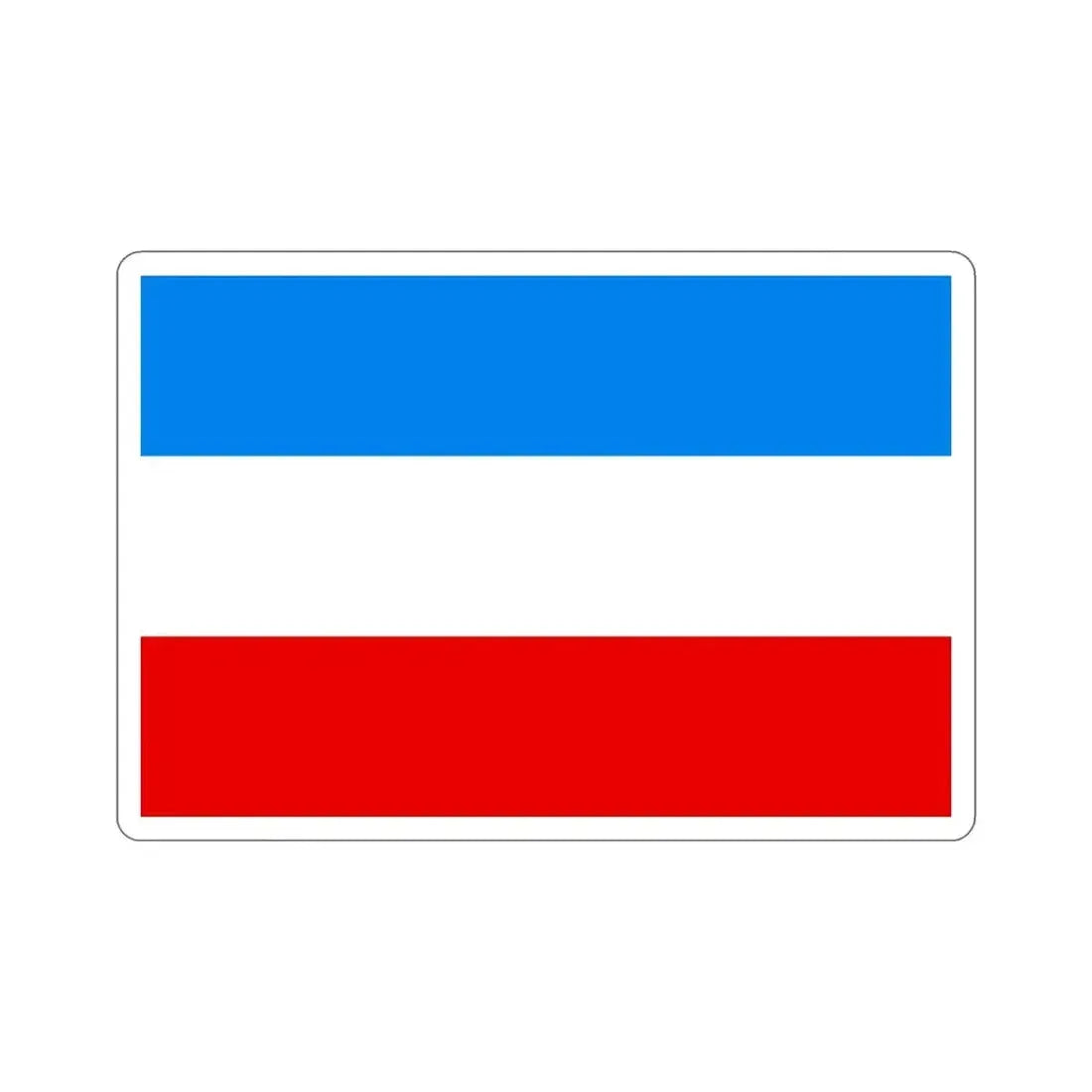 Flag of Mannheim Germany STICKER Vinyl Die-Cut Decal - The Sticker Space