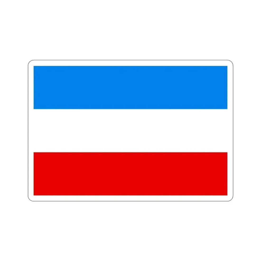 Flag of Mannheim Germany STICKER Vinyl Die-Cut Decal - The Sticker Space