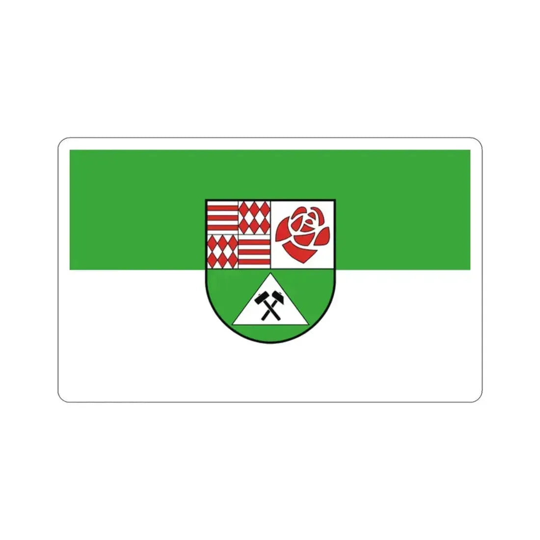 Flag of Mansfeld Südharz Germany STICKER Vinyl Die-Cut Decal 2 Inch - The Sticker Space