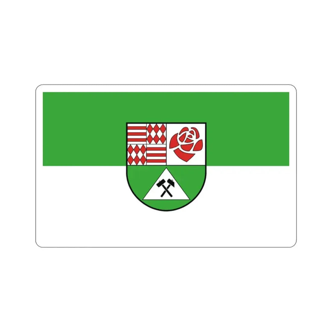 Flag of Mansfeld Südharz Germany STICKER Vinyl Die-Cut Decal 2 Inch - The Sticker Space